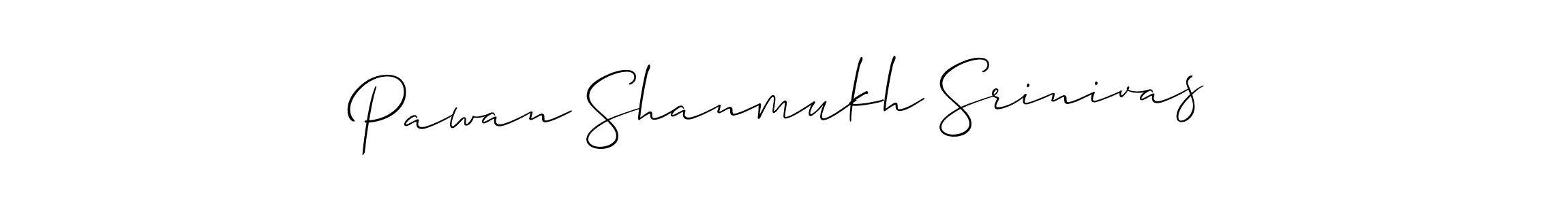 Also You can easily find your signature by using the search form. We will create Pawan Shanmukh Srinivas name handwritten signature images for you free of cost using Allison_Script sign style. Pawan Shanmukh Srinivas signature style 2 images and pictures png