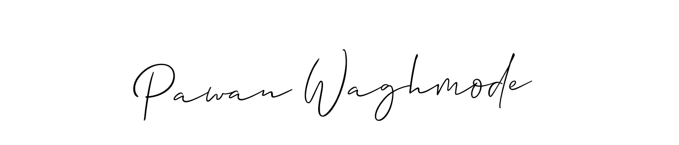 Create a beautiful signature design for name Pawan Waghmode. With this signature (Allison_Script) fonts, you can make a handwritten signature for free. Pawan Waghmode signature style 2 images and pictures png