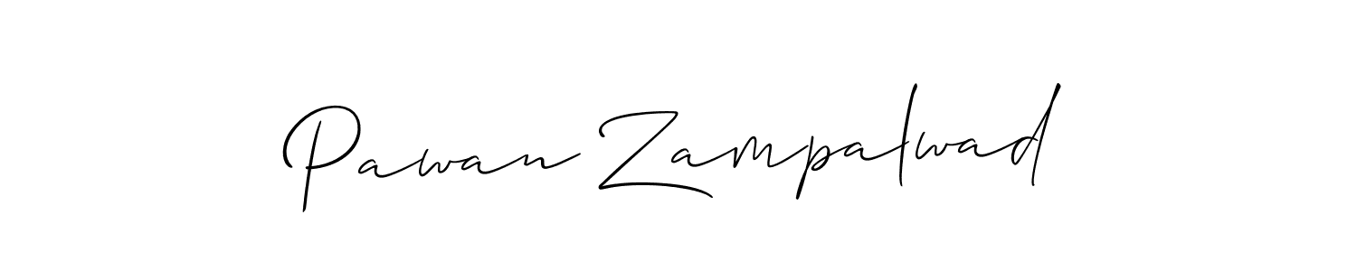 The best way (Allison_Script) to make a short signature is to pick only two or three words in your name. The name Pawan Zampalwad include a total of six letters. For converting this name. Pawan Zampalwad signature style 2 images and pictures png