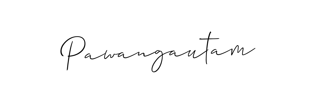 Best and Professional Signature Style for Pawangautam. Allison_Script Best Signature Style Collection. Pawangautam signature style 2 images and pictures png