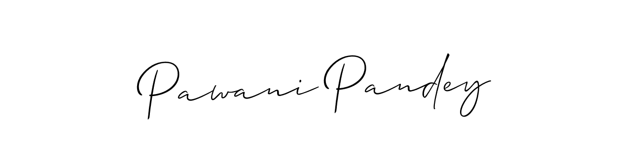Allison_Script is a professional signature style that is perfect for those who want to add a touch of class to their signature. It is also a great choice for those who want to make their signature more unique. Get Pawani Pandey name to fancy signature for free. Pawani Pandey signature style 2 images and pictures png