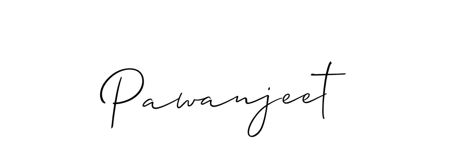 Also we have Pawanjeet name is the best signature style. Create professional handwritten signature collection using Allison_Script autograph style. Pawanjeet signature style 2 images and pictures png