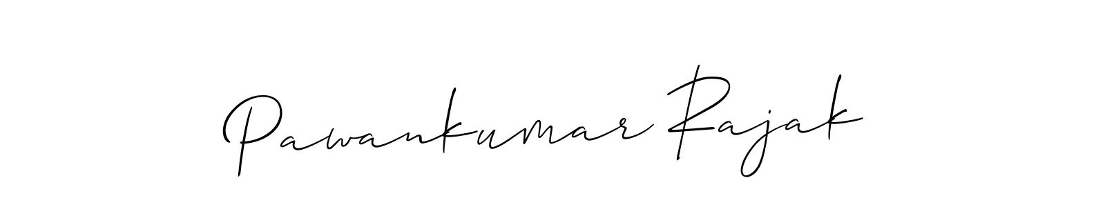 Create a beautiful signature design for name Pawankumar Rajak. With this signature (Allison_Script) fonts, you can make a handwritten signature for free. Pawankumar Rajak signature style 2 images and pictures png