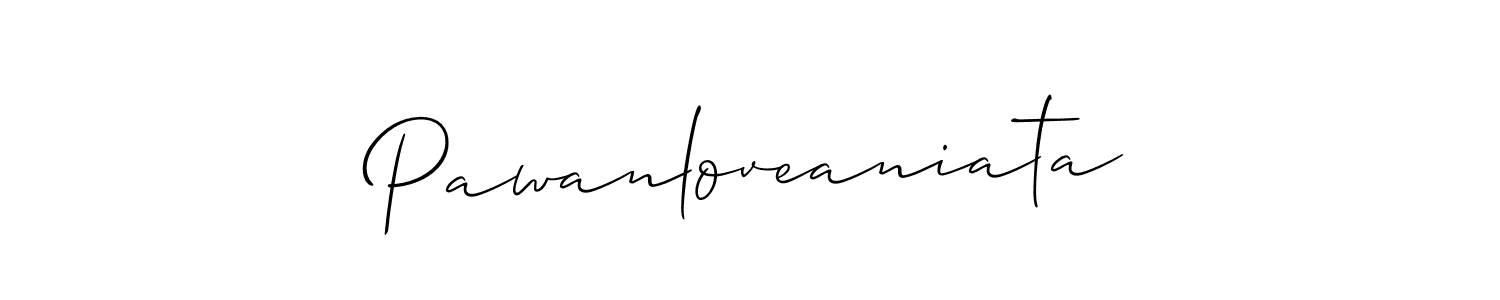 Similarly Allison_Script is the best handwritten signature design. Signature creator online .You can use it as an online autograph creator for name Pawanloveaniata. Pawanloveaniata signature style 2 images and pictures png