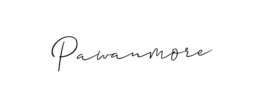 You should practise on your own different ways (Allison_Script) to write your name (Pawanmore) in signature. don't let someone else do it for you. Pawanmore signature style 2 images and pictures png