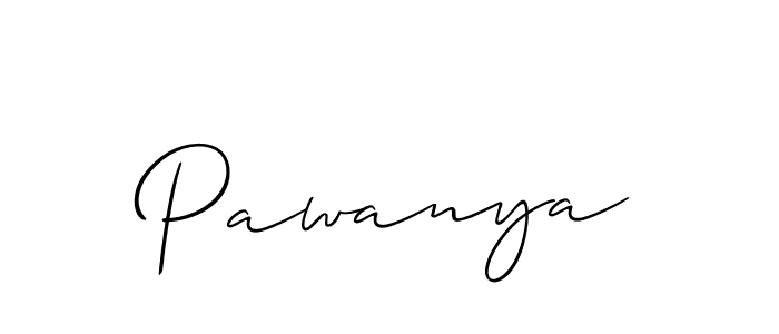 How to make Pawanya name signature. Use Allison_Script style for creating short signs online. This is the latest handwritten sign. Pawanya signature style 2 images and pictures png