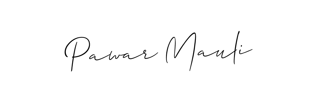 Also You can easily find your signature by using the search form. We will create Pawar Mauli name handwritten signature images for you free of cost using Allison_Script sign style. Pawar Mauli signature style 2 images and pictures png