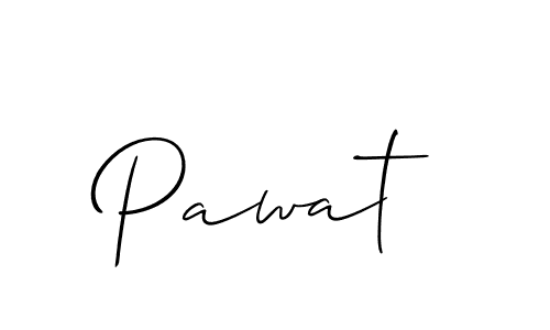 The best way (Allison_Script) to make a short signature is to pick only two or three words in your name. The name Pawat include a total of six letters. For converting this name. Pawat signature style 2 images and pictures png