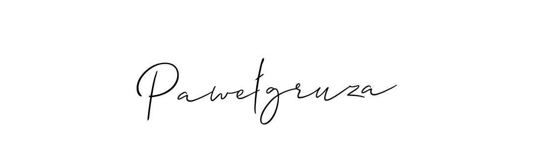 The best way (Allison_Script) to make a short signature is to pick only two or three words in your name. The name Pawełgruza include a total of six letters. For converting this name. Pawełgruza signature style 2 images and pictures png