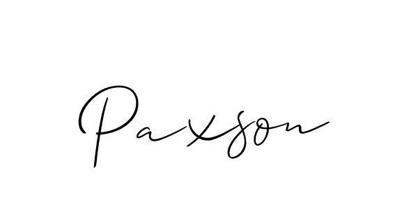 Also You can easily find your signature by using the search form. We will create Paxson name handwritten signature images for you free of cost using Allison_Script sign style. Paxson signature style 2 images and pictures png