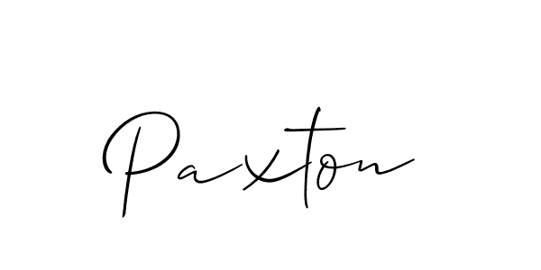 Use a signature maker to create a handwritten signature online. With this signature software, you can design (Allison_Script) your own signature for name Paxton. Paxton signature style 2 images and pictures png