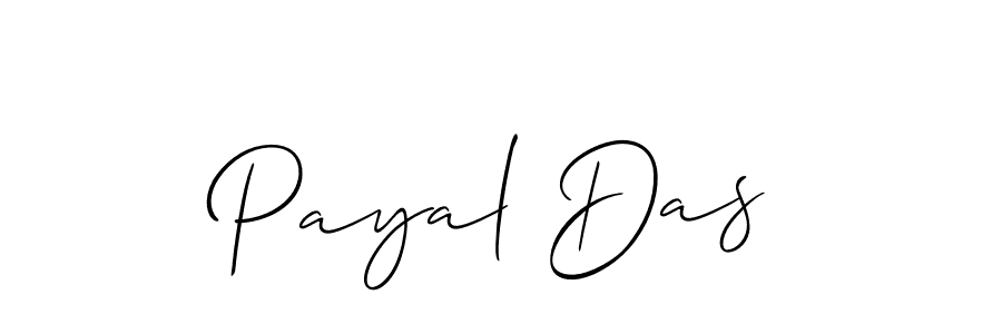 Similarly Allison_Script is the best handwritten signature design. Signature creator online .You can use it as an online autograph creator for name Payal Das. Payal Das signature style 2 images and pictures png