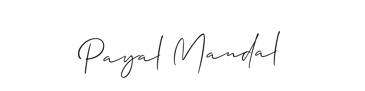 How to Draw Payal Mandal signature style? Allison_Script is a latest design signature styles for name Payal Mandal. Payal Mandal signature style 2 images and pictures png