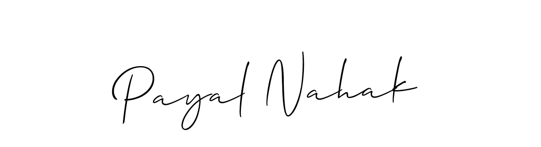 The best way (Allison_Script) to make a short signature is to pick only two or three words in your name. The name Payal Nahak include a total of six letters. For converting this name. Payal Nahak signature style 2 images and pictures png
