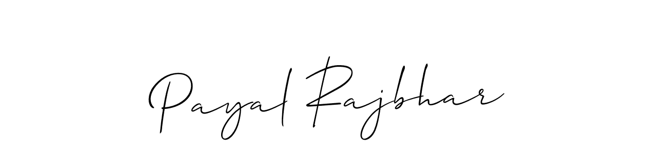 How to Draw Payal Rajbhar signature style? Allison_Script is a latest design signature styles for name Payal Rajbhar. Payal Rajbhar signature style 2 images and pictures png