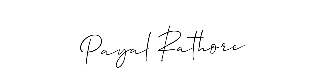How to make Payal Rathore signature? Allison_Script is a professional autograph style. Create handwritten signature for Payal Rathore name. Payal Rathore signature style 2 images and pictures png