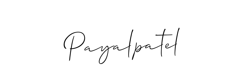 This is the best signature style for the Payalpatel name. Also you like these signature font (Allison_Script). Mix name signature. Payalpatel signature style 2 images and pictures png