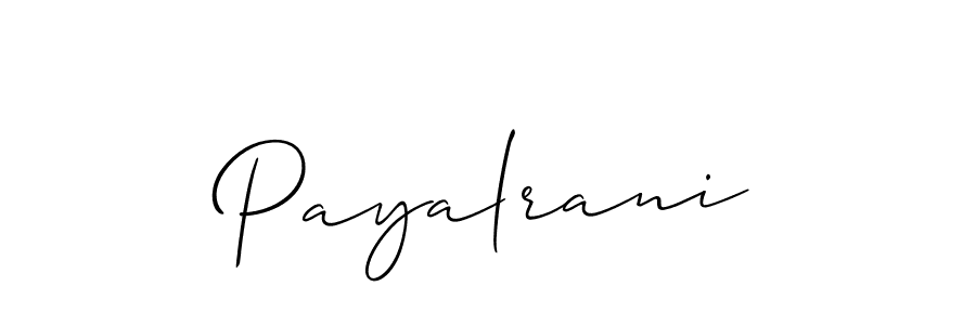 You can use this online signature creator to create a handwritten signature for the name Payalrani. This is the best online autograph maker. Payalrani signature style 2 images and pictures png