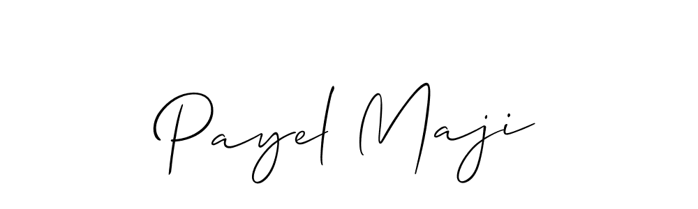 How to Draw Payel Maji signature style? Allison_Script is a latest design signature styles for name Payel Maji. Payel Maji signature style 2 images and pictures png