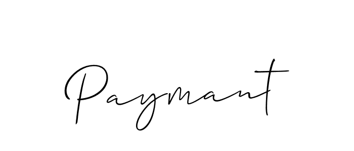 Also we have Paymant name is the best signature style. Create professional handwritten signature collection using Allison_Script autograph style. Paymant signature style 2 images and pictures png