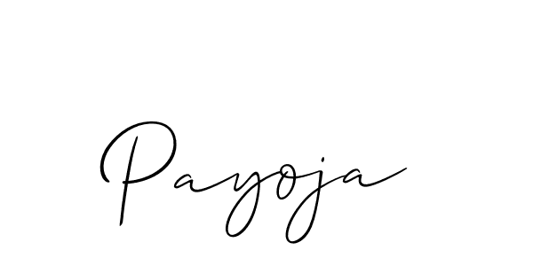 You can use this online signature creator to create a handwritten signature for the name Payoja. This is the best online autograph maker. Payoja signature style 2 images and pictures png