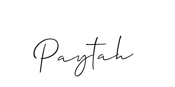 Also we have Paytah name is the best signature style. Create professional handwritten signature collection using Allison_Script autograph style. Paytah signature style 2 images and pictures png