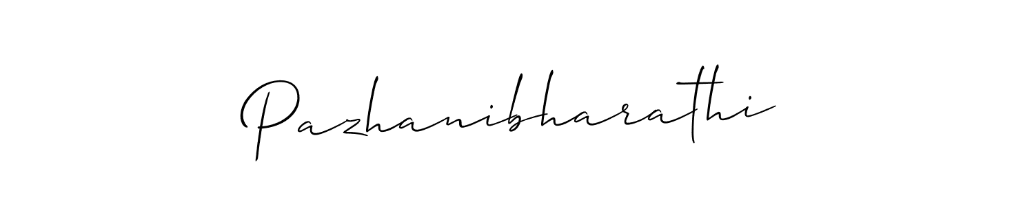 How to make Pazhanibharathi signature? Allison_Script is a professional autograph style. Create handwritten signature for Pazhanibharathi name. Pazhanibharathi signature style 2 images and pictures png