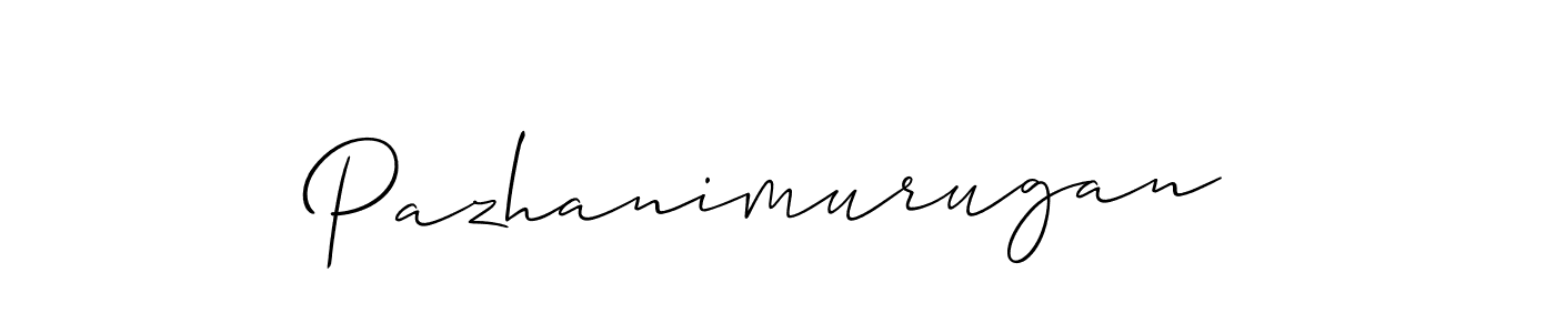 Design your own signature with our free online signature maker. With this signature software, you can create a handwritten (Allison_Script) signature for name Pazhanimurugan. Pazhanimurugan signature style 2 images and pictures png