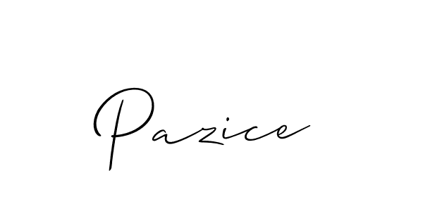 Also we have Pazice name is the best signature style. Create professional handwritten signature collection using Allison_Script autograph style. Pazice signature style 2 images and pictures png