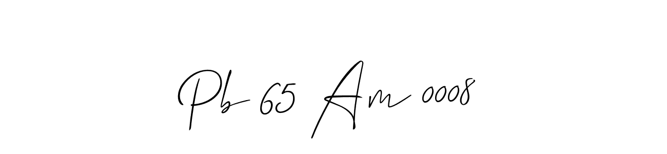 How to make Pb 65 Am 0008 name signature. Use Allison_Script style for creating short signs online. This is the latest handwritten sign. Pb 65 Am 0008 signature style 2 images and pictures png