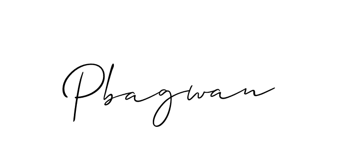 Make a beautiful signature design for name Pbagwan. Use this online signature maker to create a handwritten signature for free. Pbagwan signature style 2 images and pictures png