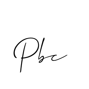 Pbc stylish signature style. Best Handwritten Sign (Allison_Script) for my name. Handwritten Signature Collection Ideas for my name Pbc. Pbc signature style 2 images and pictures png