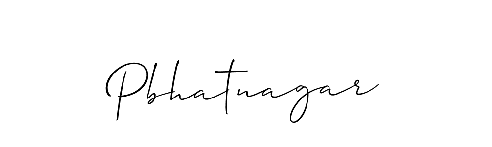 Best and Professional Signature Style for Pbhatnagar. Allison_Script Best Signature Style Collection. Pbhatnagar signature style 2 images and pictures png