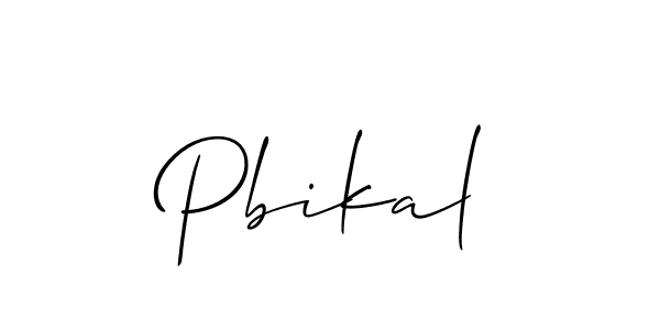 It looks lik you need a new signature style for name Pbikal. Design unique handwritten (Allison_Script) signature with our free signature maker in just a few clicks. Pbikal signature style 2 images and pictures png