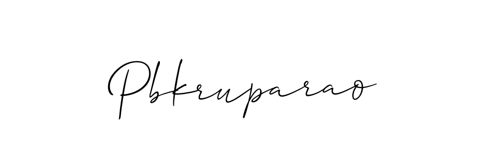 The best way (Allison_Script) to make a short signature is to pick only two or three words in your name. The name Pbkruparao include a total of six letters. For converting this name. Pbkruparao signature style 2 images and pictures png