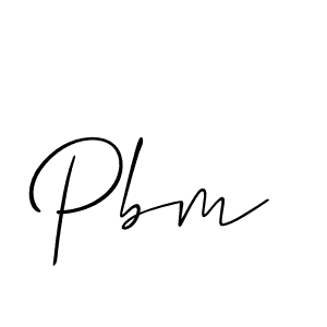 Create a beautiful signature design for name Pbm. With this signature (Allison_Script) fonts, you can make a handwritten signature for free. Pbm signature style 2 images and pictures png