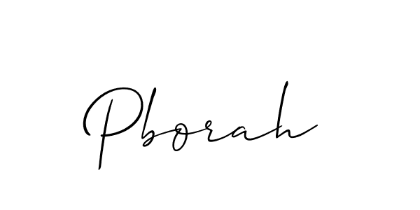 Make a beautiful signature design for name Pborah. Use this online signature maker to create a handwritten signature for free. Pborah signature style 2 images and pictures png