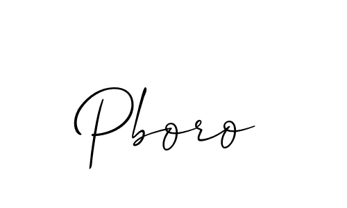 Similarly Allison_Script is the best handwritten signature design. Signature creator online .You can use it as an online autograph creator for name Pboro. Pboro signature style 2 images and pictures png