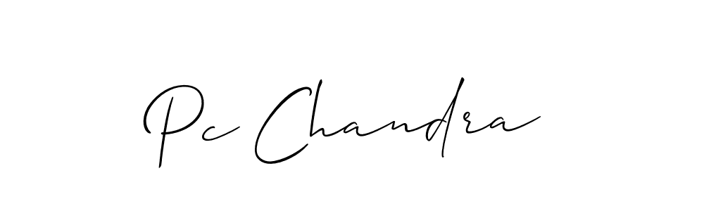 Best and Professional Signature Style for Pc Chandra. Allison_Script Best Signature Style Collection. Pc Chandra signature style 2 images and pictures png