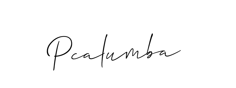 Make a short Pcalumba signature style. Manage your documents anywhere anytime using Allison_Script. Create and add eSignatures, submit forms, share and send files easily. Pcalumba signature style 2 images and pictures png