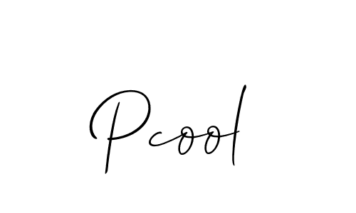 Best and Professional Signature Style for Pcool. Allison_Script Best Signature Style Collection. Pcool signature style 2 images and pictures png