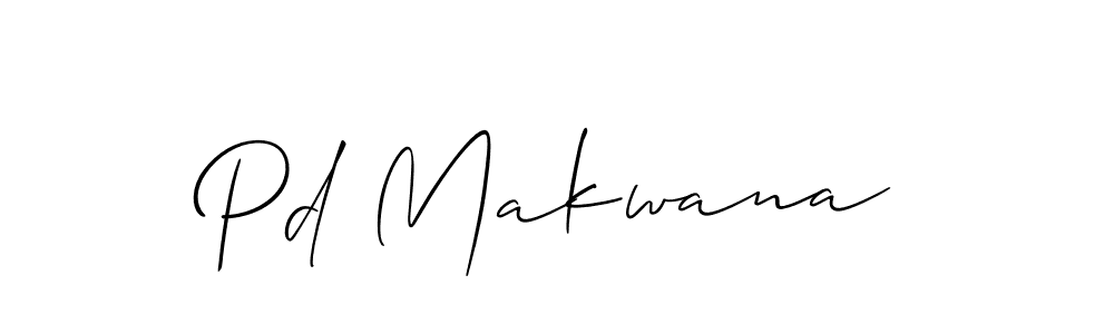 Also You can easily find your signature by using the search form. We will create Pd Makwana name handwritten signature images for you free of cost using Allison_Script sign style. Pd Makwana signature style 2 images and pictures png