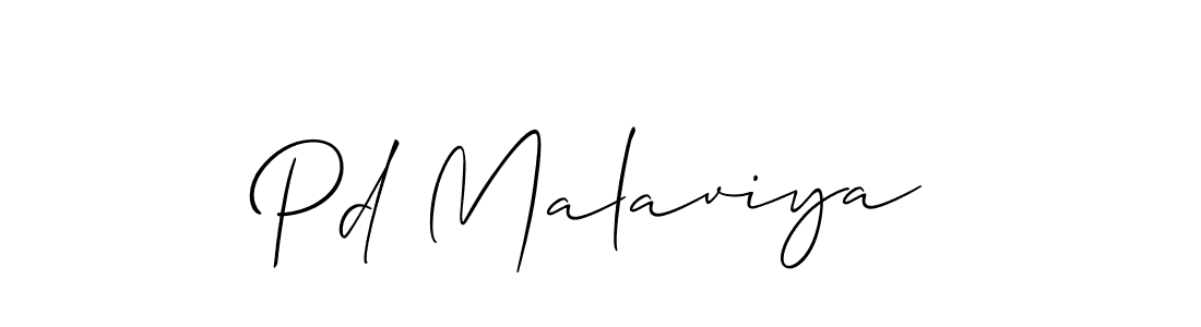 How to make Pd Malaviya name signature. Use Allison_Script style for creating short signs online. This is the latest handwritten sign. Pd Malaviya signature style 2 images and pictures png