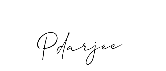 How to Draw Pdarjee signature style? Allison_Script is a latest design signature styles for name Pdarjee. Pdarjee signature style 2 images and pictures png