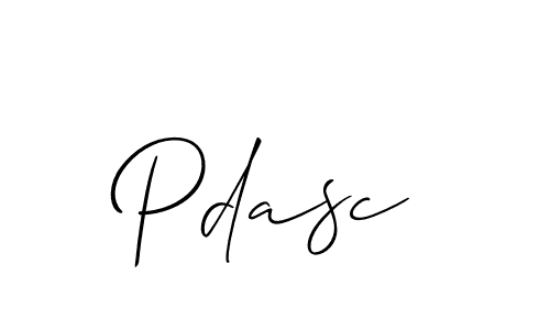 Also You can easily find your signature by using the search form. We will create Pdasc name handwritten signature images for you free of cost using Allison_Script sign style. Pdasc signature style 2 images and pictures png