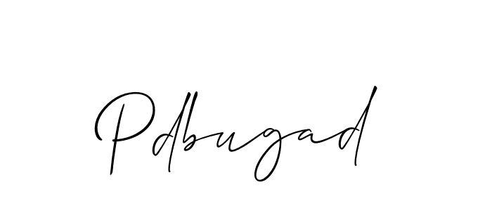 Once you've used our free online signature maker to create your best signature Allison_Script style, it's time to enjoy all of the benefits that Pdbugad name signing documents. Pdbugad signature style 2 images and pictures png