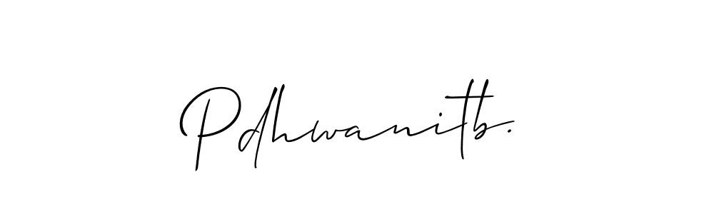 Make a beautiful signature design for name Pdhwanitb.. Use this online signature maker to create a handwritten signature for free. Pdhwanitb. signature style 2 images and pictures png