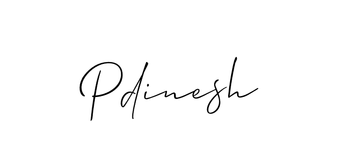 Allison_Script is a professional signature style that is perfect for those who want to add a touch of class to their signature. It is also a great choice for those who want to make their signature more unique. Get Pdinesh name to fancy signature for free. Pdinesh signature style 2 images and pictures png