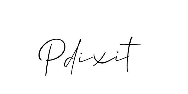 Make a beautiful signature design for name Pdixit. Use this online signature maker to create a handwritten signature for free. Pdixit signature style 2 images and pictures png