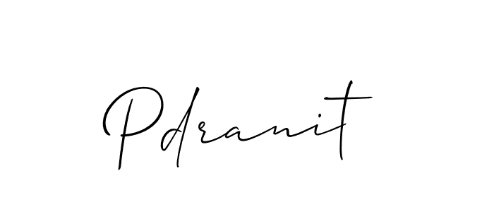 Allison_Script is a professional signature style that is perfect for those who want to add a touch of class to their signature. It is also a great choice for those who want to make their signature more unique. Get Pdranit name to fancy signature for free. Pdranit signature style 2 images and pictures png